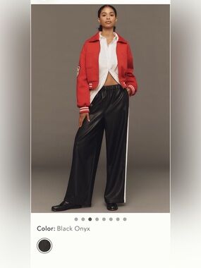 Maeve Faux Leather Pull-On
Track Pants